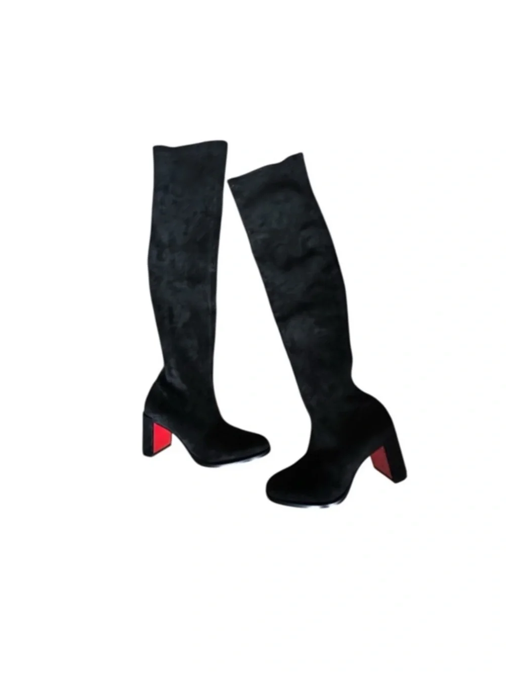 Christian Louboutin Stretchadoxa 70mm suede over the knee boots RETAIL 2,995